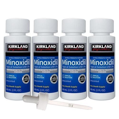 Minoxidil Kirkland 4 Frascos 5% Original | Pronta Entrega