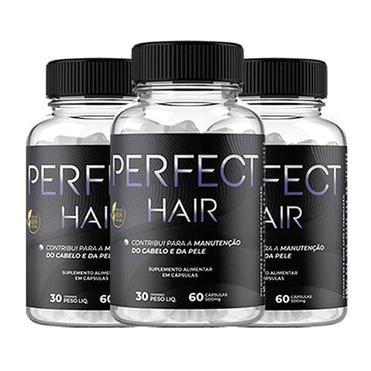 Perfect Hair 3 Frascos – Vitamina Capilar | Frete Grátis