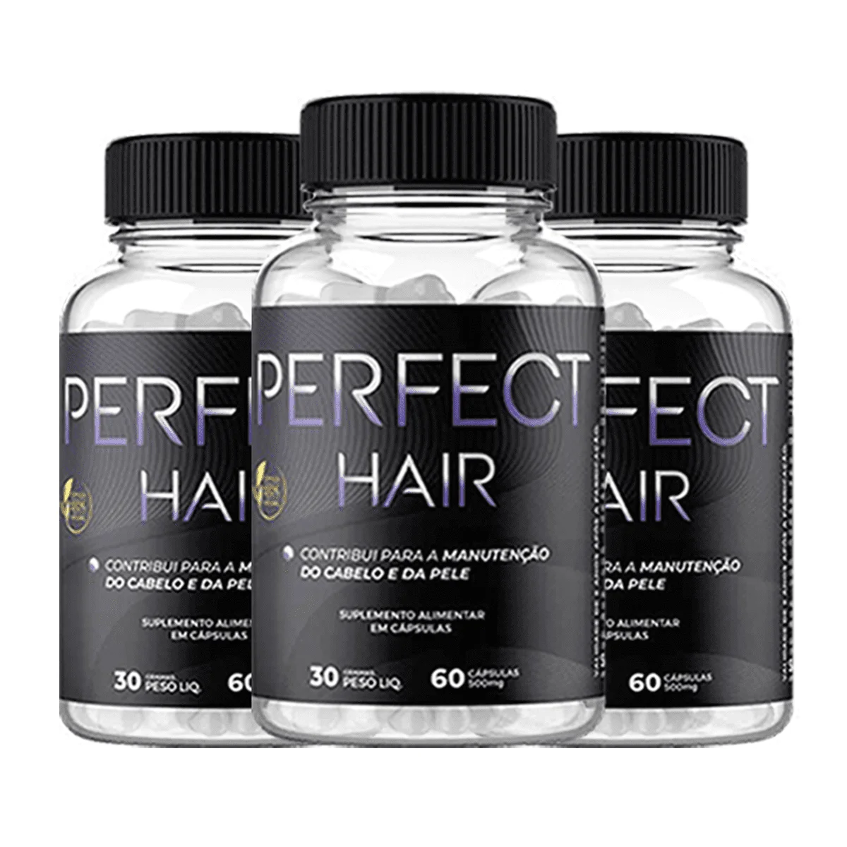 3 frascos de perfect hair