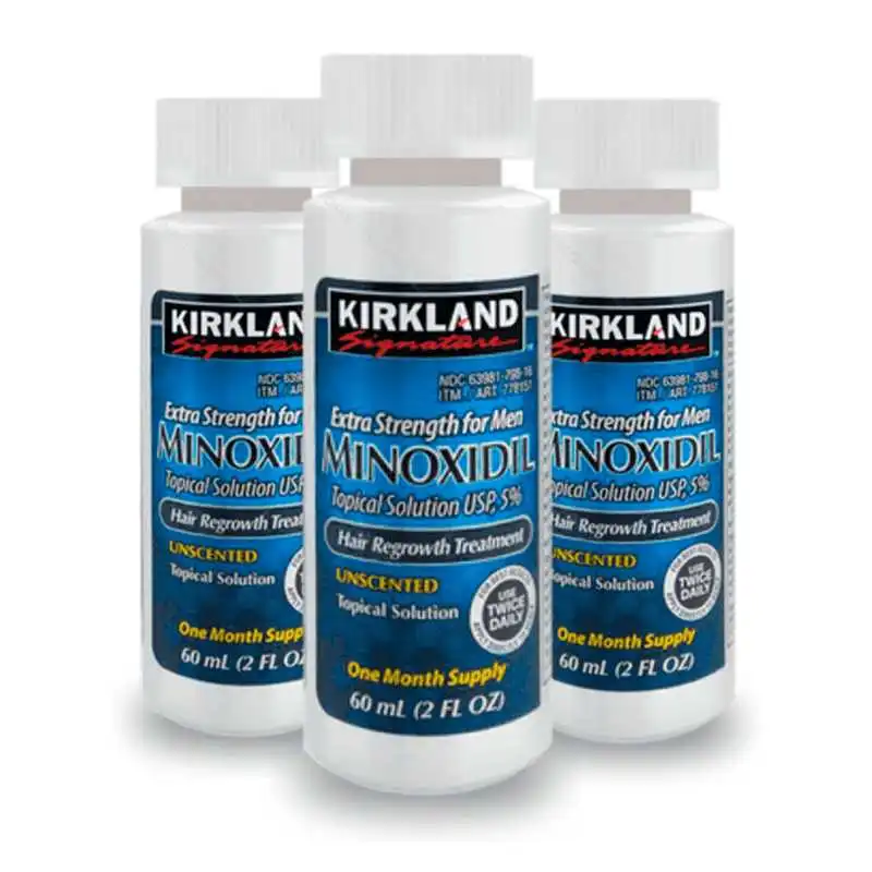 Minoxidil Kirkland 3 Frascos