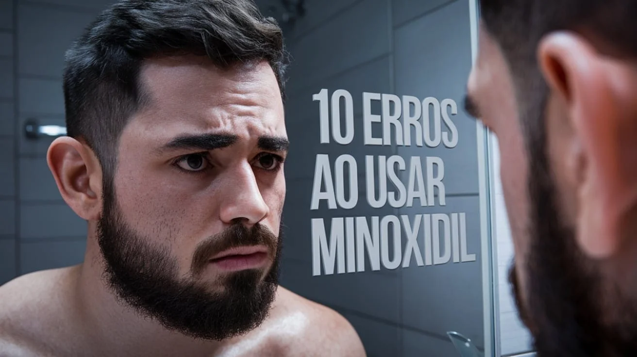 10 Erros ao Usar Minoxidil